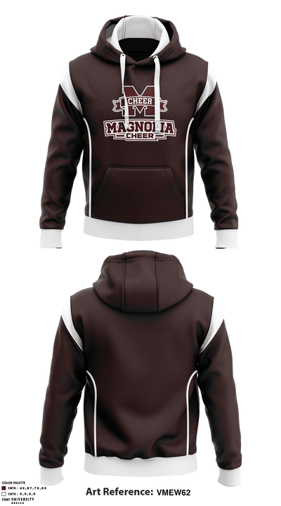 Magnolia High School Cheer 33058931 Hoodie - 1