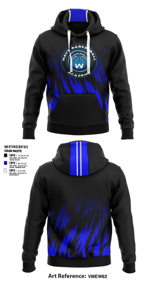 Hoodie, WAVE Basketball Academy, Men's Basketball, Teamtime, Team time, sublimation, custom sports apparel, team uniforms, spirit wear, spiritwear, sports uniforms, custom shirts, team store, custom team store, fundraiser sports, apparel fundraiser