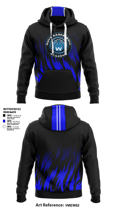 WAVE Basketball Academy 1363652 Hoodie - 1