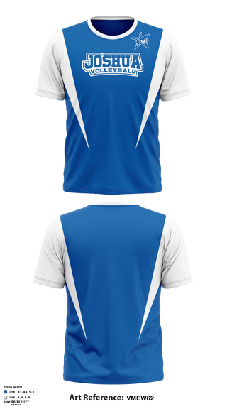 Short Sleeve Performance Shirt, Joshua Volleyball, Women's Volleyball, Teamtime, Team time, sublimation, custom sports apparel, team uniforms, spirit wear, spiritwear, sports uniforms, custom shirts, team store, custom team store, fundraiser sports, apparel fundraiser