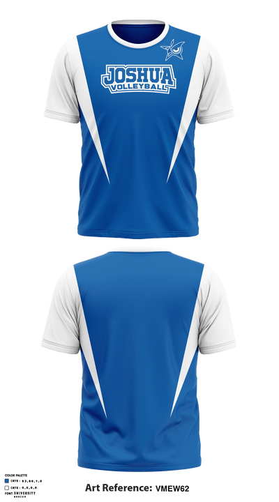 Joshua Volleyball 40324165 Short Sleeve Performance Shirt - 1