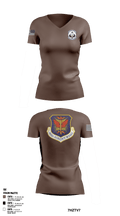 302nd Base Defense Squadron 76268864 Women's Short Sleeve V-neck Shirt - 1