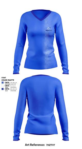 Women's Long Sleeve Vneck Shirt, , , Teamtime, Team time, sublimation, custom sports apparel, team uniforms, spirit wear, spiritwear, sports uniforms, custom shirts, team store, custom team store, fundraiser sports, apparel fundraiser