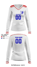 Alta Sierra Intermediate School Volleyball 73352215 Women's Long Sleeve V-neck Shirt - 2