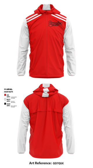 Windbreaker, San Diego Renegades, Spirit Store, Teamtime, Team time, sublimation, custom sports apparel, team uniforms, spirit wear, spiritwear, sports uniforms, custom shirts, team store, custom team store, fundraiser sports, apparel fundraiser