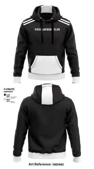 Hoodie, Vikes Archery Club, Spirit Store, Teamtime, Team time, sublimation, custom sports apparel, team uniforms, spirit wear, spiritwear, sports uniforms, custom shirts, team store, custom team store, fundraiser sports, apparel fundraiser