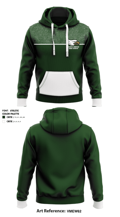 Ouachita Christian School Cross Country 45033072 Hoodie - 1
