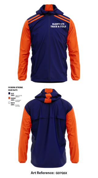 Windbreaker, Sleepy Eye High School Track, Track & Field, Teamtime, Team time, sublimation, custom sports apparel, team uniforms, spirit wear, spiritwear, sports uniforms, custom shirts, team store, custom team store, fundraiser sports, apparel fundraiser