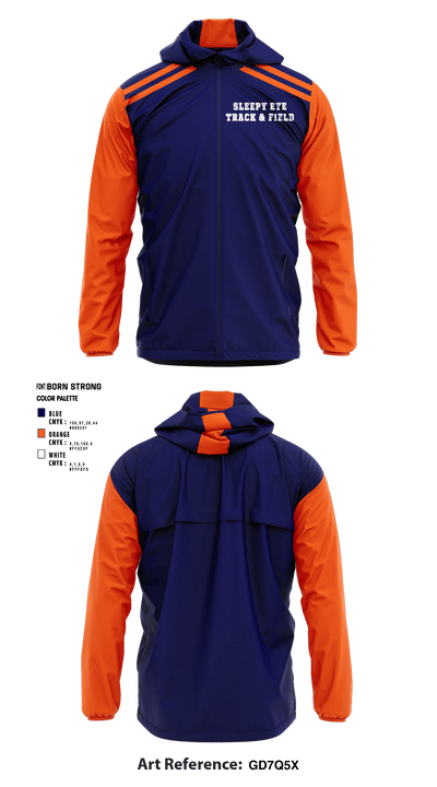 Sleepy Eye High School Track 6293741 Windbreaker - 1
