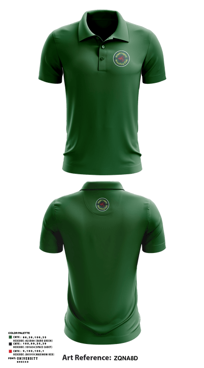 Amphi Legacy Wrestling Club 71655946 Short Sleeve Performance Polo - 3