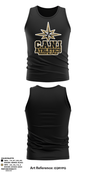 Tank Top, C.A.N.I Athletics Track & Field, Track & Field, Teamtime, Team time, sublimation, custom sports apparel, team uniforms, spirit wear, spiritwear, sports uniforms, custom shirts, team store, custom team store, fundraiser sports, apparel fundraiser