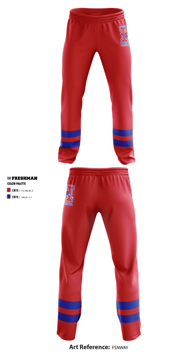 Hays High School Football 16072760 Sweatpants - 1