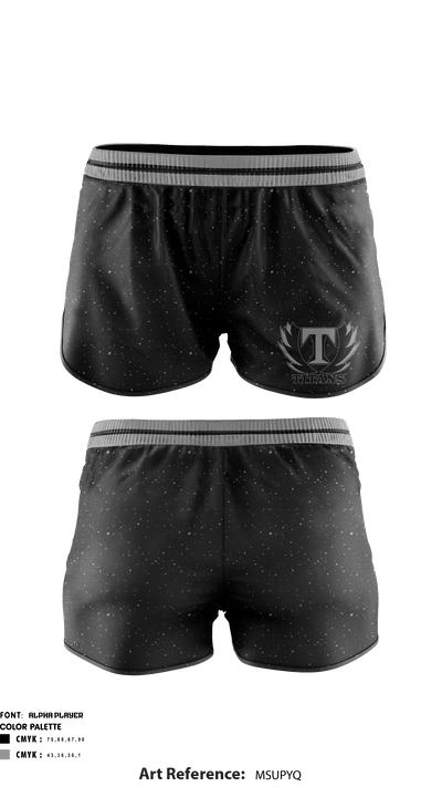 Dominion High School Gymnastics 4525189 Women's Shorts - 1