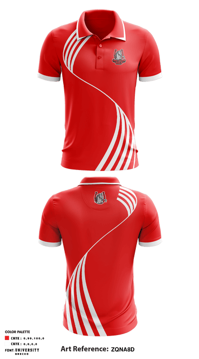 Lake Belton High School Golf 85182618 Short Sleeve Performance Polo - 1