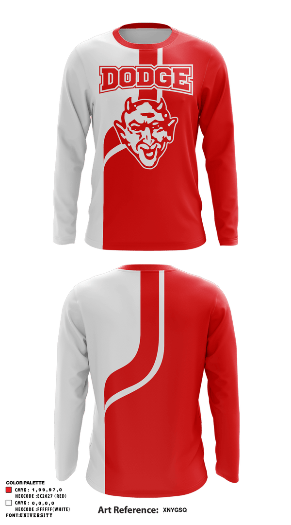 Long Sleeve Performance Shirt, Dodge City High School Track, Track & Field, Teamtime, Team time, sublimation, custom sports apparel, team uniforms, spirit wear, spiritwear, sports uniforms, custom shirts, team store, custom team store, fundraiser sports, apparel fundraiser