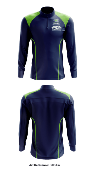 Quarter Zip Jacket, Richards Titans Basketball, Men's Basketball, Teamtime, Team time, sublimation, custom sports apparel, team uniforms, spirit wear, spiritwear, sports uniforms, custom shirts, team store, custom team store, fundraiser sports, apparel fundraiser