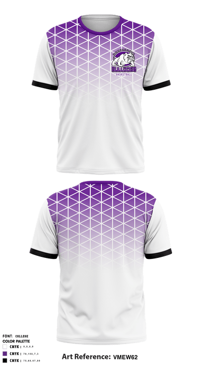 Pasco High School Basketball 78826156 Short Sleeve Shooting Shirt - 1