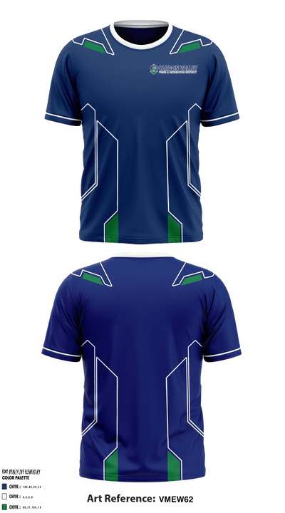Carbon Valley Parks and Recreation Soccer Short Sleeve Performance Shirt - 3