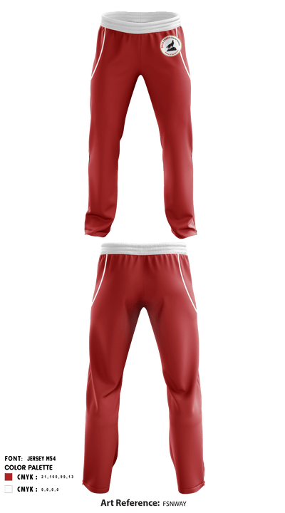 Days Creek Middle School Volleyball 3108474 Sweatpants - 1