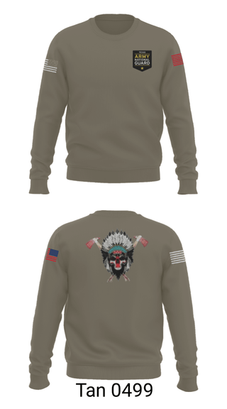 Crew Neck Sweatshirt, , Army, Teamtime, Team time, sublimation, custom sports apparel, team uniforms, spirit wear, spiritwear, sports uniforms, custom shirts, team store, custom team store, fundraiser sports, apparel fundraiser