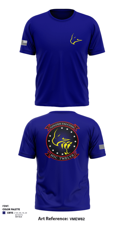 HSC-12 78578073 Short Sleeve Performance Shirt - 1