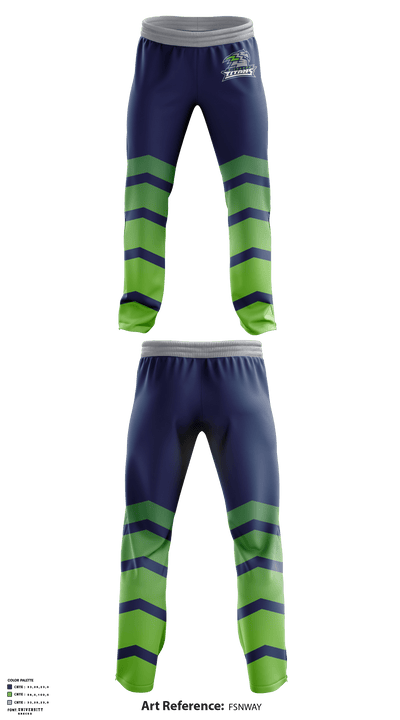 J E Richards Middle School Basketball 10653844 Sweatpants - 1