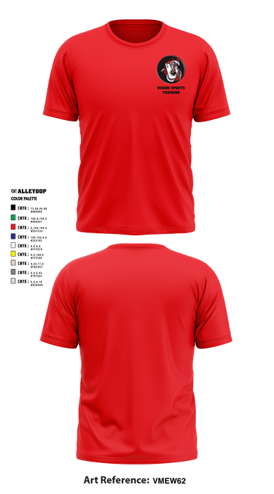 Venom Sports Training 59845358 Short Sleeve Performance Shirt - 3 (1)