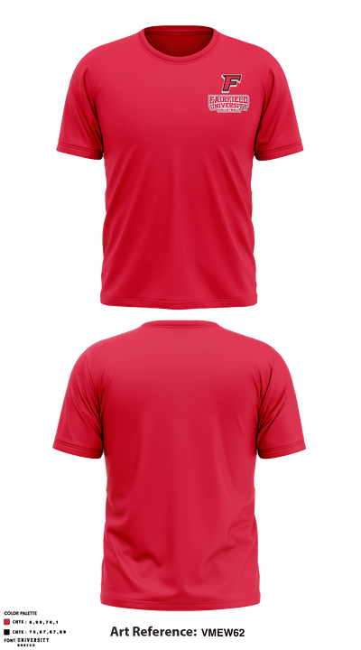 Fairfield University Volleyball 10827047 Short Sleeve Performance Shirt - 6