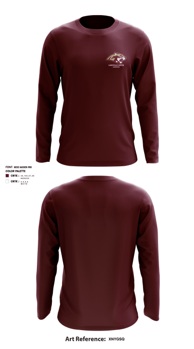 Lakeville South High School Lacrosse 8707238 Long Sleeve Performance Shirt - 2