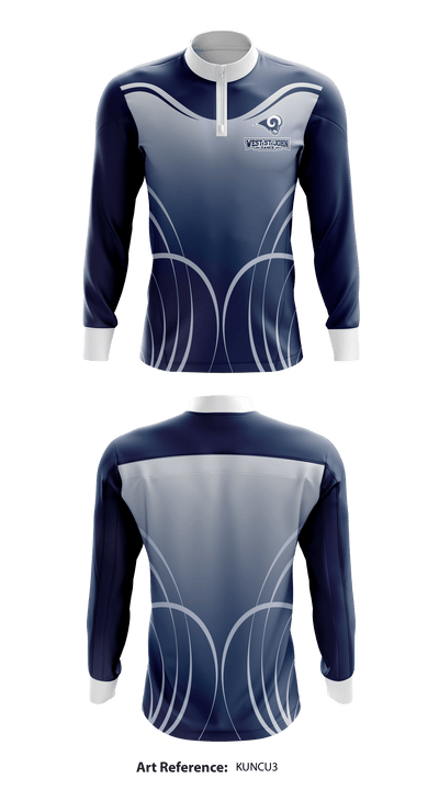 West St John High School Dance 5849449 Quarter Zip Jacket - 1