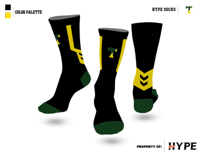 Taconic High School Volleyball 26091009 Custom Socks - 1
