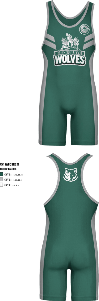 Wrestling Singlet, Green Canyon High School Wrestling, Wrestling, Teamtime, Team time, sublimation, custom sports apparel, team uniforms, spirit wear, spiritwear, sports uniforms, custom shirts, team store, custom team store, fundraiser sports, apparel fundraiser