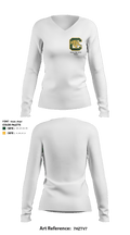 Conway High School Football 2543740 Women's Long Sleeve V-neck Shirt - 2