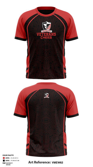 Short Sleeve Performance Shirt, Veterans Memorial High School Cheer, School Spirit Store, Teamtime, Team time, sublimation, custom sports apparel, team uniforms, spirit wear, spiritwear, sports uniforms, custom shirts, team store, custom team store, fundraiser sports, apparel fundraiser