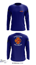 Clarks Chapel Fire & Rescue 66405091 Long Sleeve Performance Shirt - 4