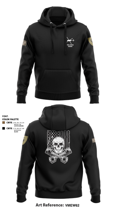 137th Echo Company 62214635 Hoodie - 2