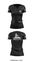 Waikiki Bicycle Detail 39283134 Women's Short Sleeve V-neck Shirt - 1