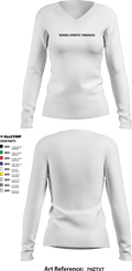 Venom Sports Training 59845358 Women's Long Sleeve V-neck Shirt - 5