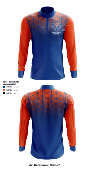 Quarter Zip Jacket, Hoffman Estates High School Basketball, Men's Basketball, Teamtime, Team time, sublimation, custom sports apparel, team uniforms, spirit wear, spiritwear, sports uniforms, custom shirts, team store, custom team store, fundraiser sports, apparel fundraiser