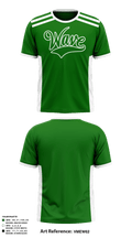 Long Branch Green Wave 8624589 Short Sleeve Performance Shirt - 2