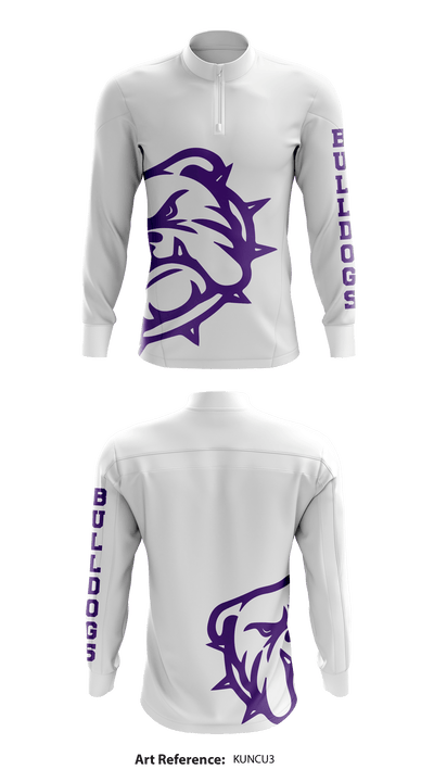 Bulldog Wrestling Club 25100295 Quarter Zip Jacket - 3