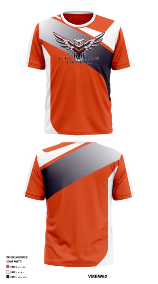 Short Sleeve Performance Shirt, Citrus College Football, Football, Teamtime, Team time, sublimation, custom sports apparel, team uniforms, spirit wear, spiritwear, sports uniforms, custom shirts, team store, custom team store, fundraiser sports, apparel fundraiser