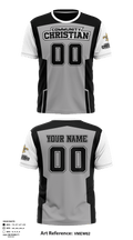 Community Christian College Football 1126993 Short Sleeve Performance Shirt - 1
