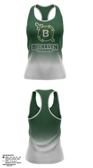 Tank Top, Belhaven University Tennis, Tennis, Teamtime, Team time, sublimation, custom sports apparel, team uniforms, spirit wear, spiritwear, sports uniforms, custom shirts, team store, custom team store, fundraiser sports, apparel fundraiser