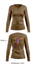 3SQDN, 3SFAB 49746293 Women's Long Sleeve V-neck Shirt - 1