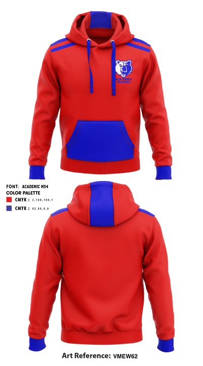 Alta Sierra Intermediate School Volleyball 73352215 Hoodie - 1