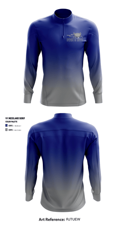 Olathe West High School Diving 55244492 Quarter Zip Jacket - 1