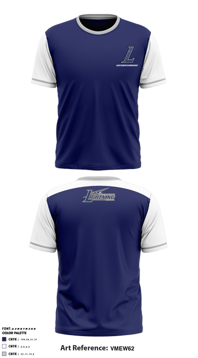 Lake Country Lutheran Golf 23096328 Short Sleeve Performance Shirt - 2