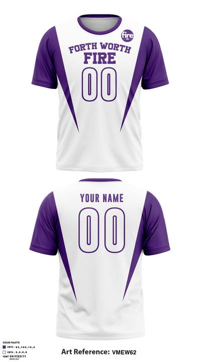 Fort Worth Fire Volleyball Club 27363537 Short Sleeve Performance Shirt - 2