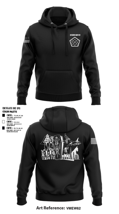 673rd QM CO 90997522 Hoodie - 1